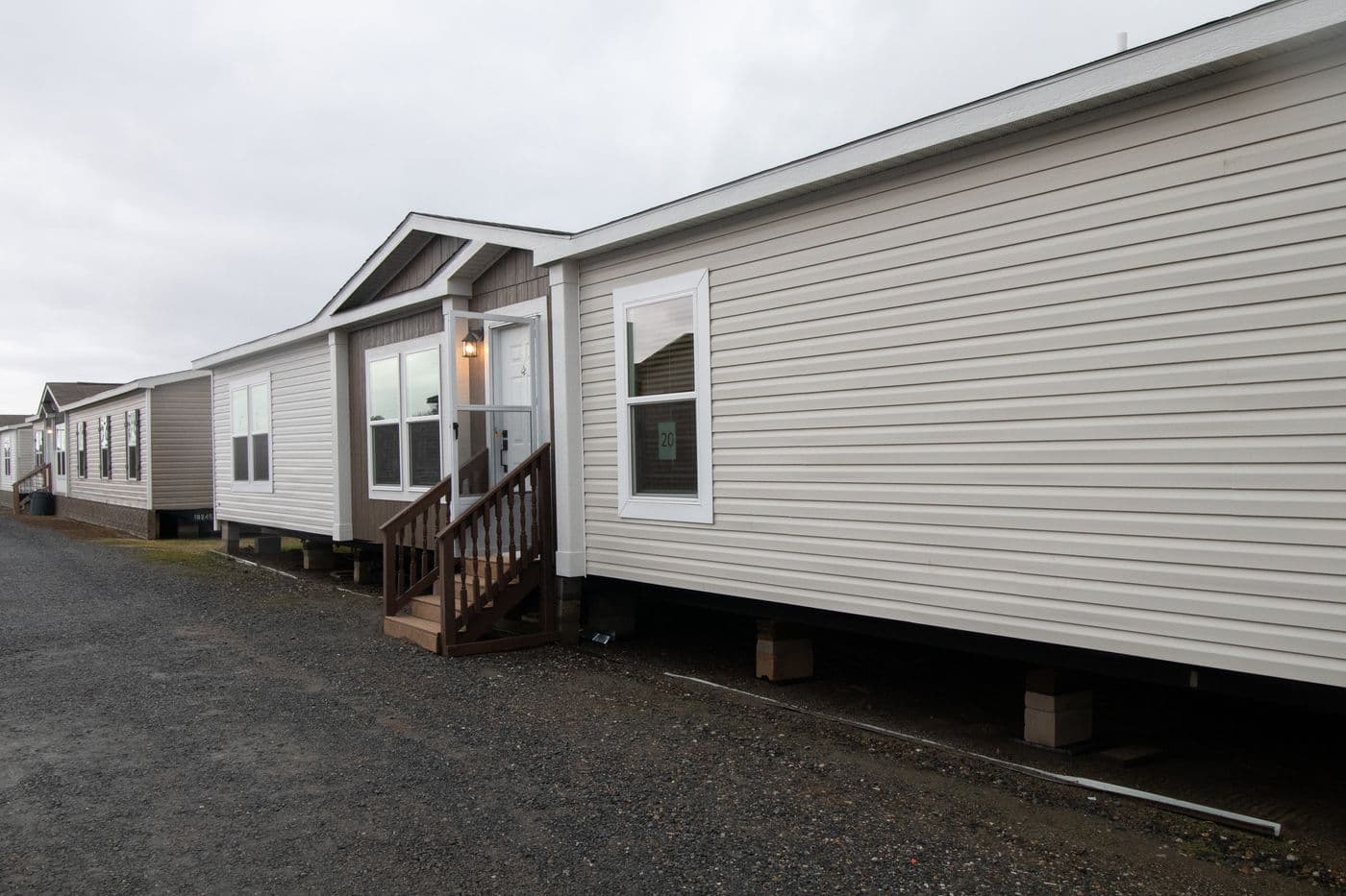 The choice exterior home features