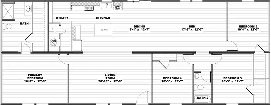 Sycamore floor plan and hero home features