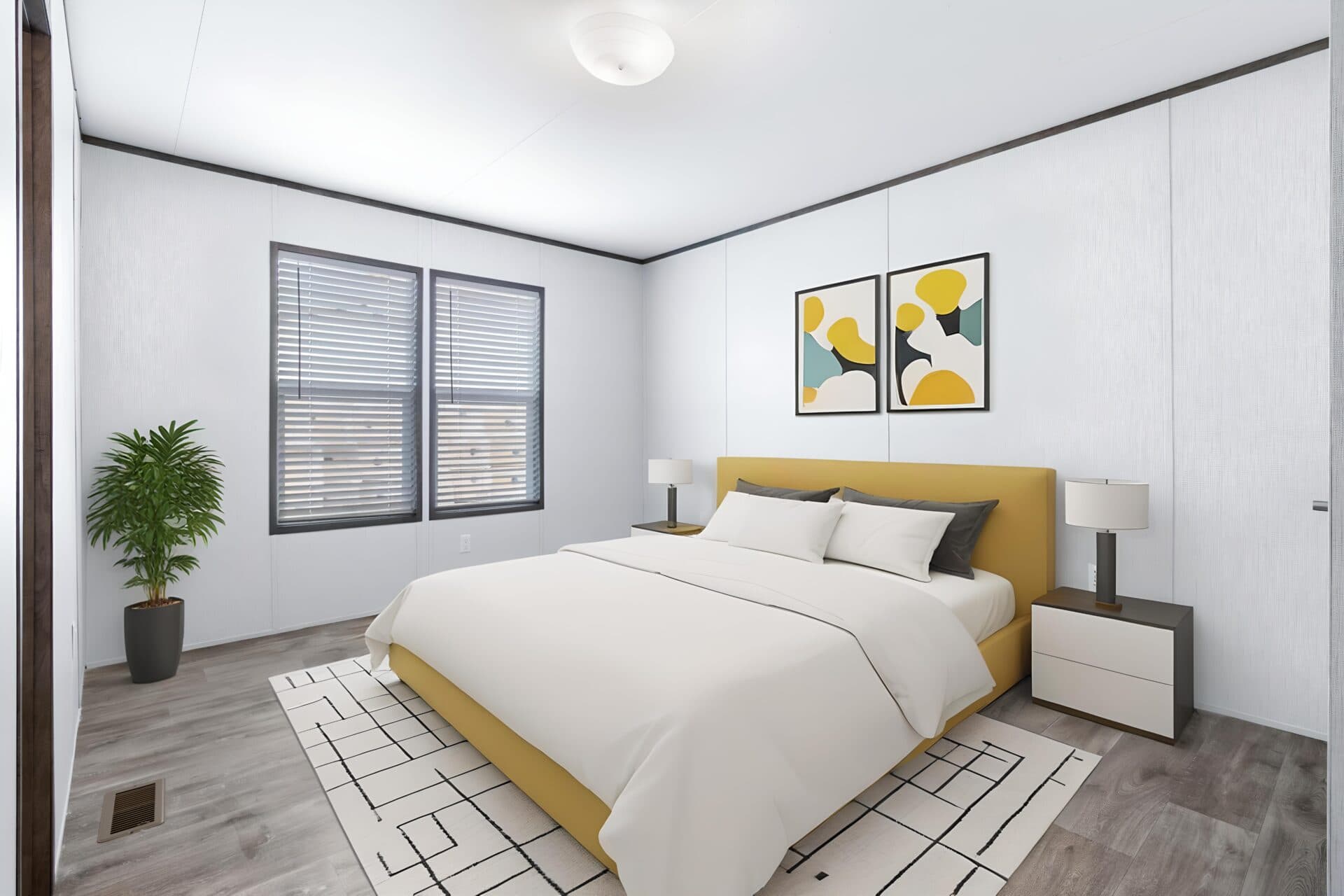 Tropic bedroom home features