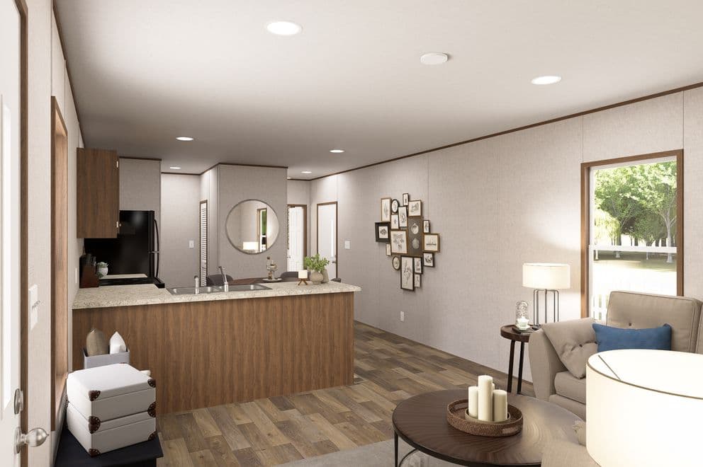 Hickory interior and hero home features