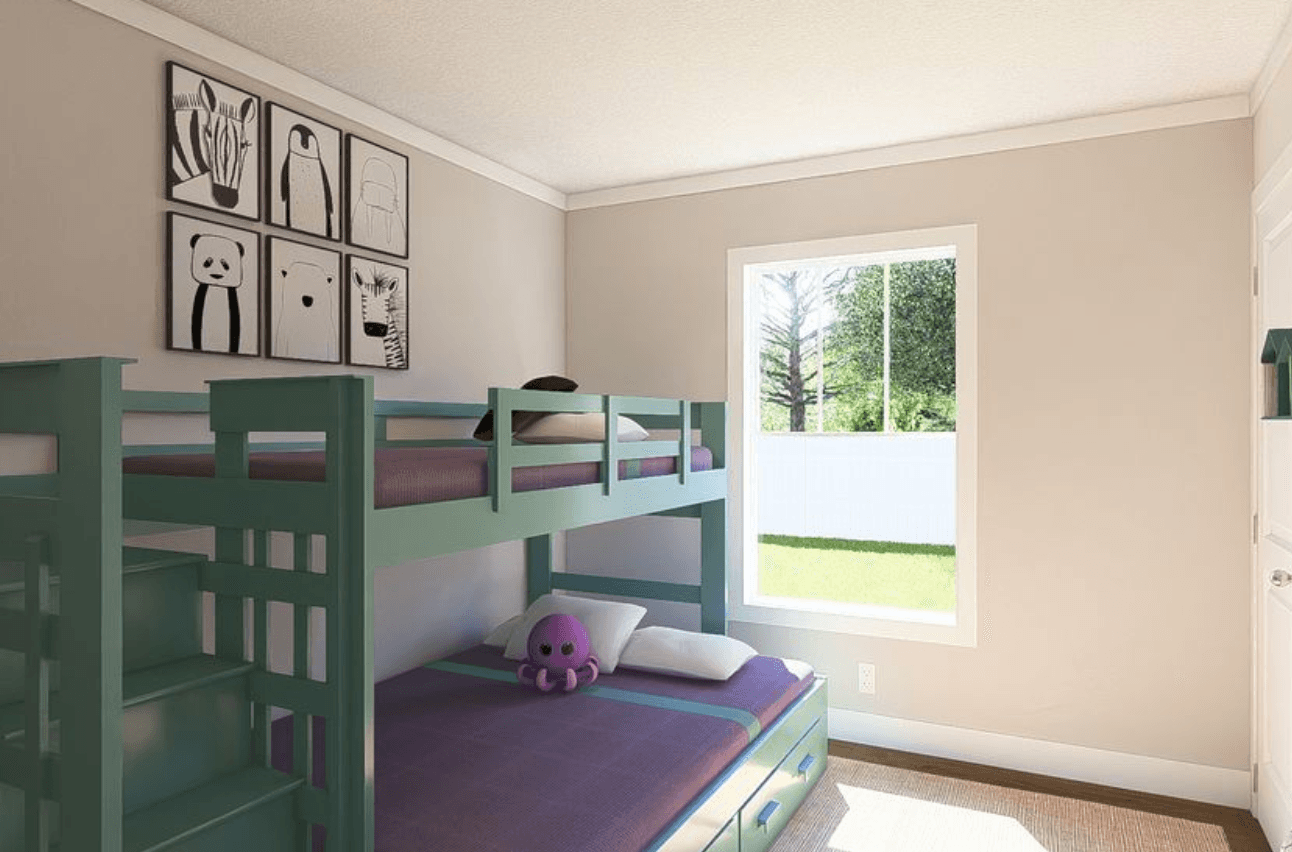 Move on up bedroom home features