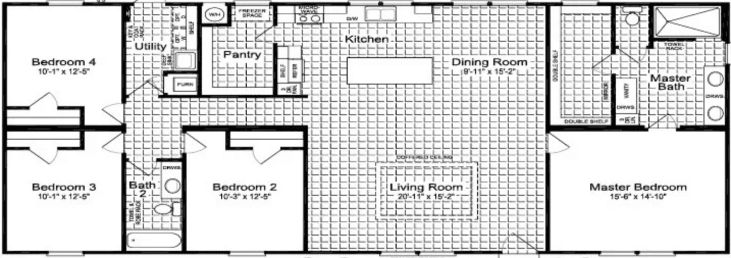 Cambridge 32644a floor plan home features